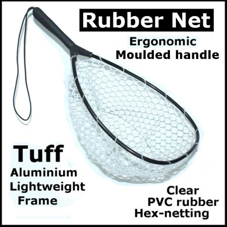 Aluminium-Framed Rubber Netting LANDING NET